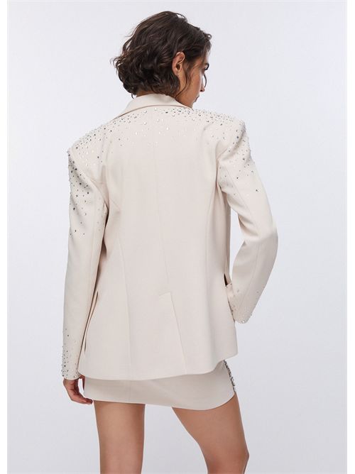 Blazer slim fit con ricami gioiello LIU JO | PA6005T2527/X0753